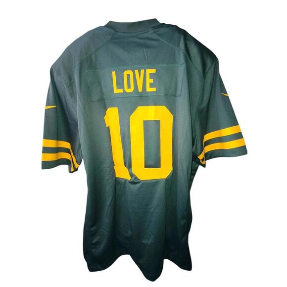 Nike Green Bay Packers Love #10 Jersey - NFL Authentic - Size XXL - Picture 1 of 5